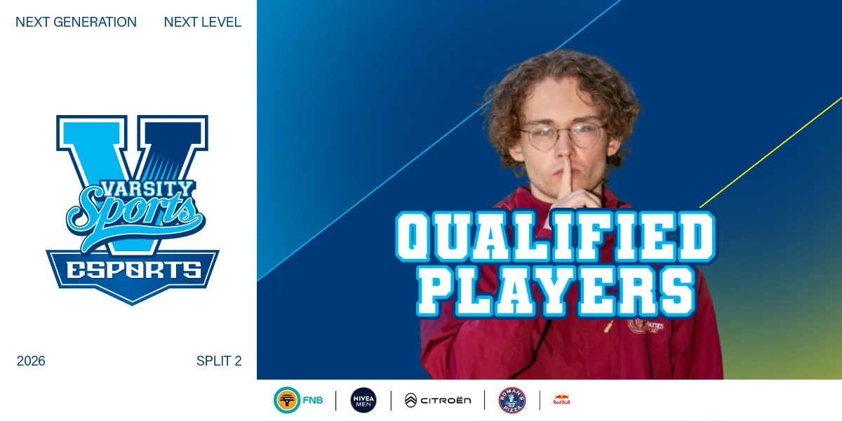 Varsity Esports Split 2 Qualified Players